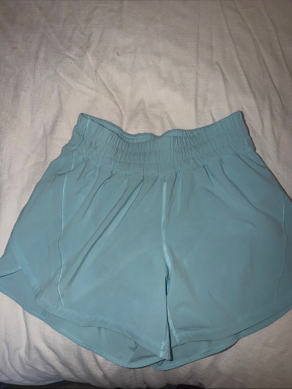 lululemon athletica Aqua Blue Women's Running Shorts